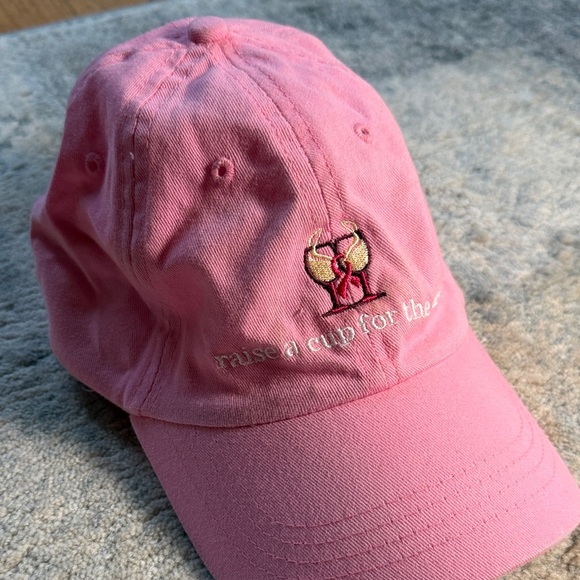 Pink Embroidered Cap - Picture 2 of 3